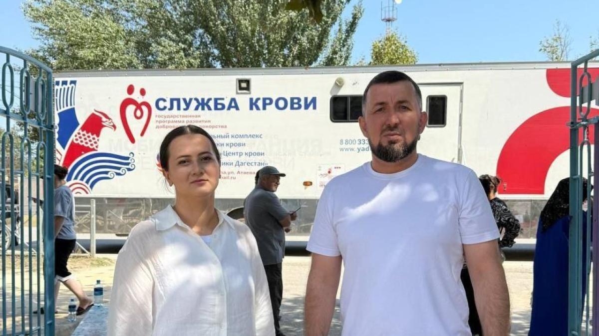 Депутат Омаров поддержал выездную донорскую акцию 